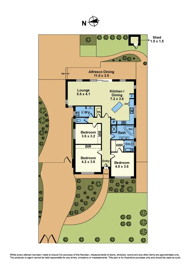 Floorplan of Homely house listing, 27 Dunbar Avenue, Sunshine VIC 3020
