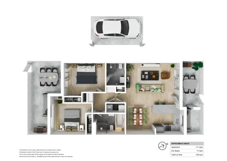 Floorplan of Homely apartment listing, 163/20 Buchanan Street, Balmain NSW 2041