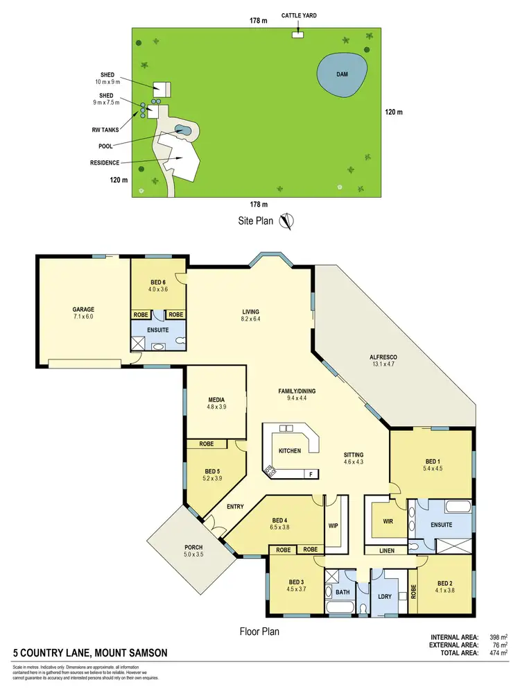 Floorplan of Homely house listing, 5 Country Lane, Mount Samson QLD 4520