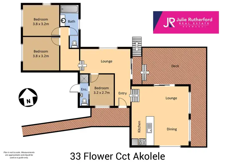 Floorplan of Homely house listing, 33 Flower Circuit, Akolele NSW 2546