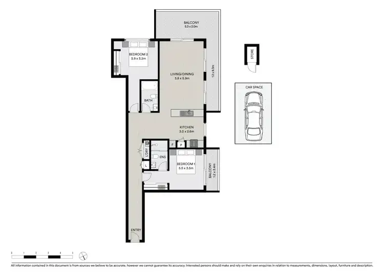 Floorplan of Homely unit listing, 43/76 Railway Terrace, Merrylands NSW 2160