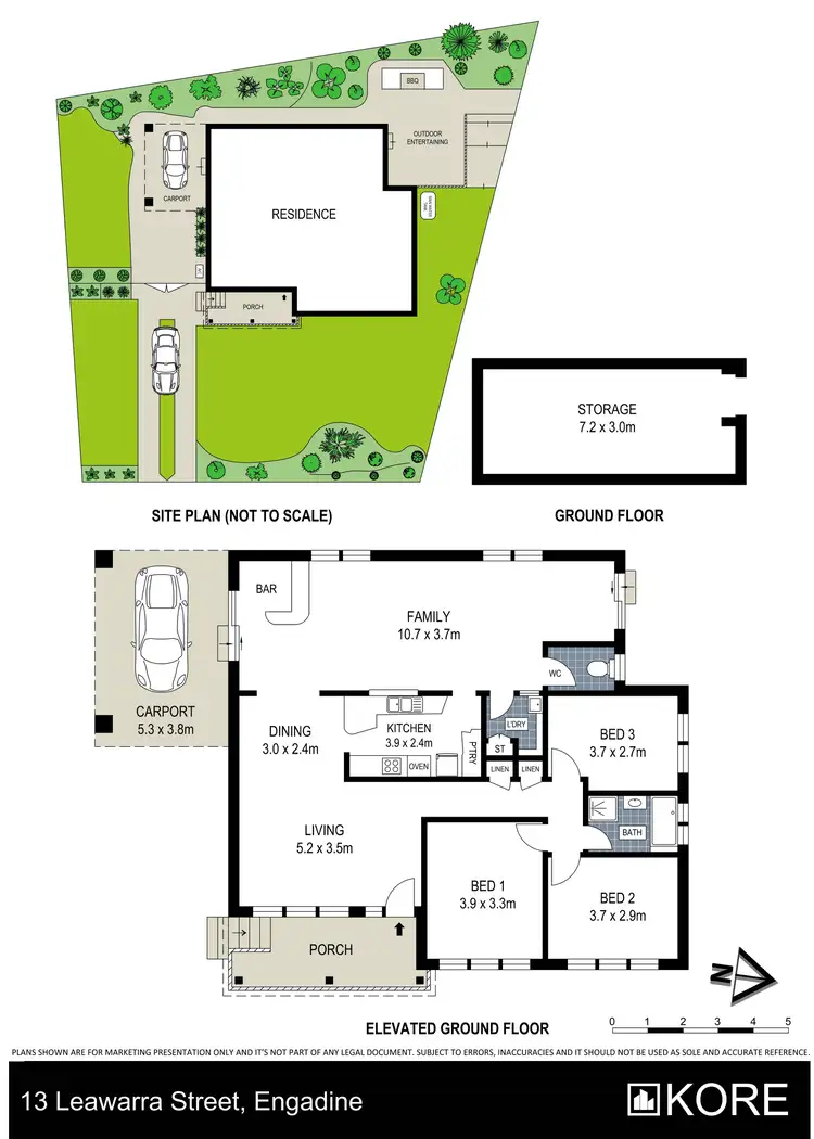Floorplan of Homely house listing, 13 Leawarra Street, Engadine NSW 2233