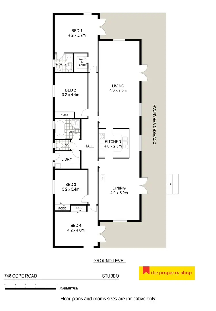 Floorplan of Homely rural property listing, 748 Cope Road, Gulgong NSW 2852