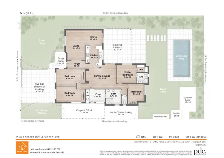 Floorplan of Homely house listing, 14 Auk Avenue, Burleigh Waters QLD 4220