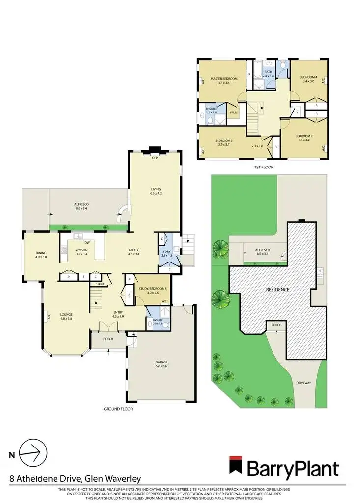 Floorplan of Homely house listing, 8 Atheldene Drive, Glen Waverley VIC 3150