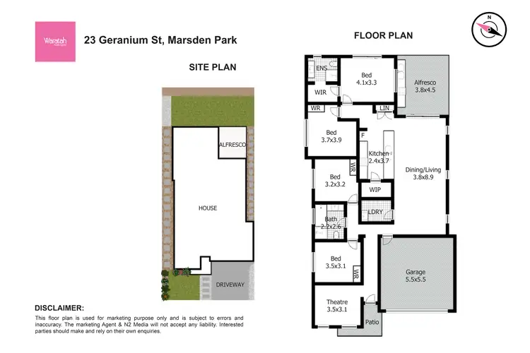 Floorplan of Homely house listing, 23 Geranium Street, Marsden Park NSW 2765