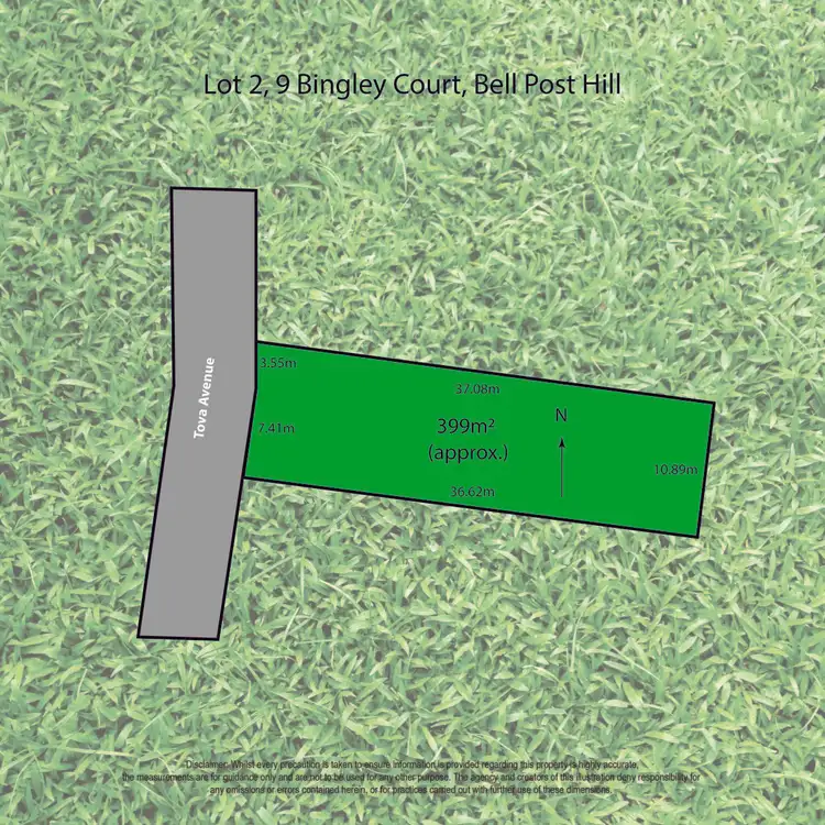Floorplan of Homely land listing, LOT 2, 9 Tova Avenue, Bell Post Hill VIC 3215