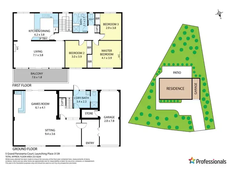 Floorplan of Homely house listing, 5 Grand Panorama Court, Launching Place VIC 3139