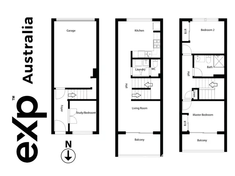 Floorplan of Homely townhouse listing, 27/1-27 Punt Street, Craigieburn VIC 3064