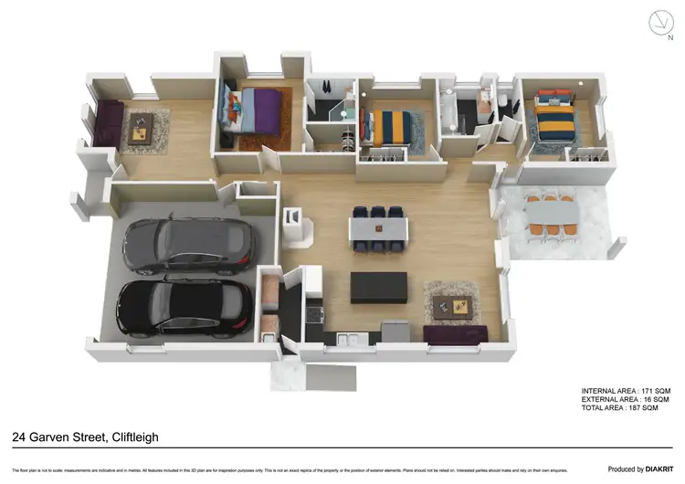 Floorplan of Homely house listing, 24 Garven Street, Cliftleigh NSW 2321