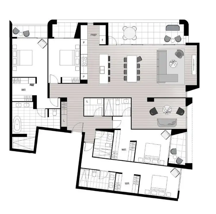 Floorplan of Homely unit listing, 22/7 State Circle, Forrest ACT 2603