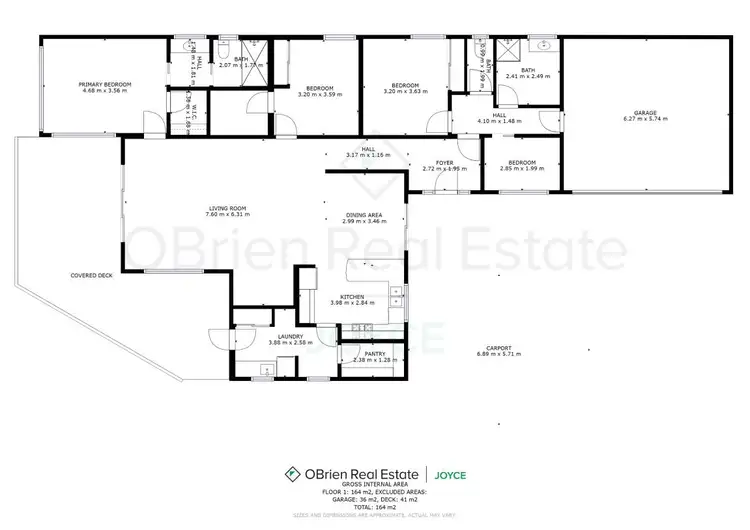 Floorplan of Homely rural property listing, 6 Ovens View Terrace, Wangaratta VIC 3677