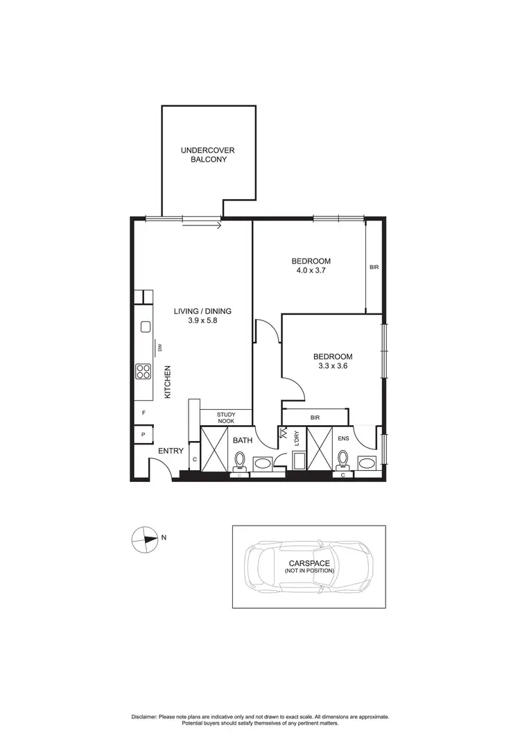 Floorplan of Homely apartment listing, 21/64 Anderson Road, Hawthorn East VIC 3123