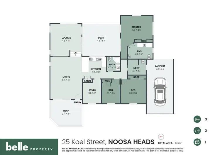 Floorplan of Homely house listing, 25 Koel Street, Noosaville QLD 4566