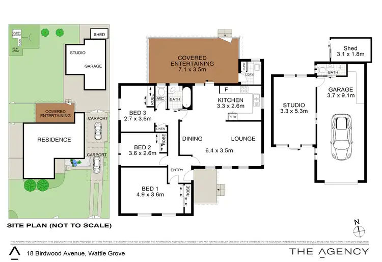 Floorplan of Homely house listing, 18 Birdwood Avenue, Wattle Grove NSW 2173