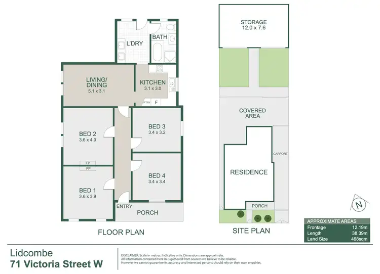 Floorplan of Homely house listing, 71 Victoria Street, Lidcombe NSW 2141