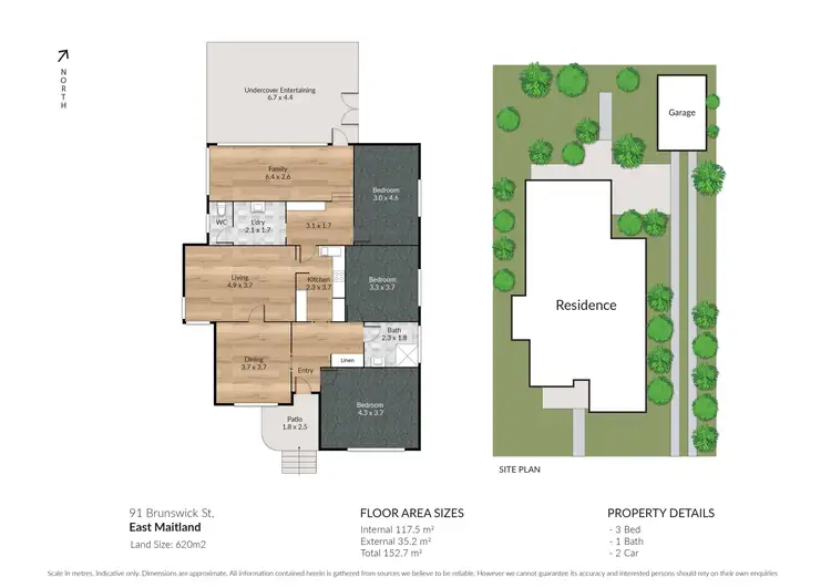 Floorplan of Homely house listing, 91 Brunswick Street, East Maitland NSW 2323