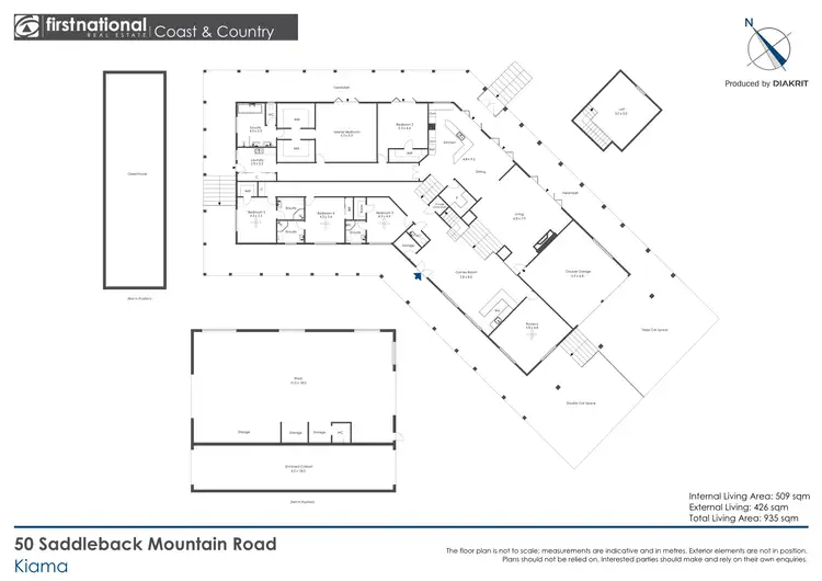 Floorplan of Homely house listing, 50 Saddleback Mountain Road, Kiama NSW 2533