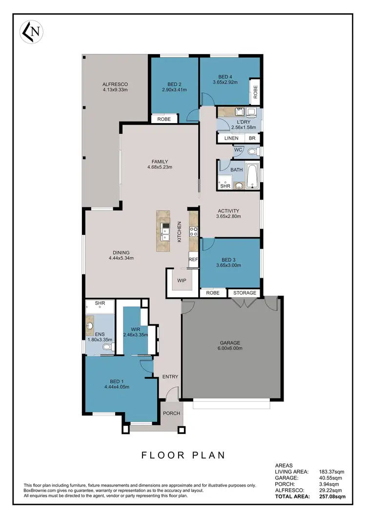 Floorplan of Homely house listing, 6 Callus Street, Killara VIC 3691