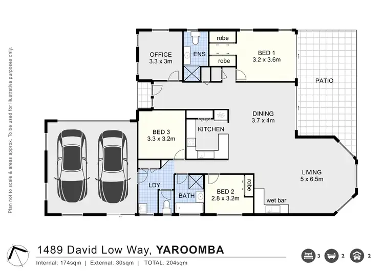 Floorplan of Homely house listing, 1489 David Low Way, Yaroomba QLD 4573