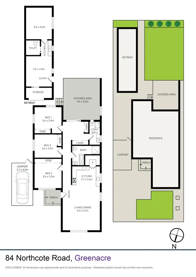 Floorplan of Homely house listing, 84 Northcote Road, Greenacre NSW 2190