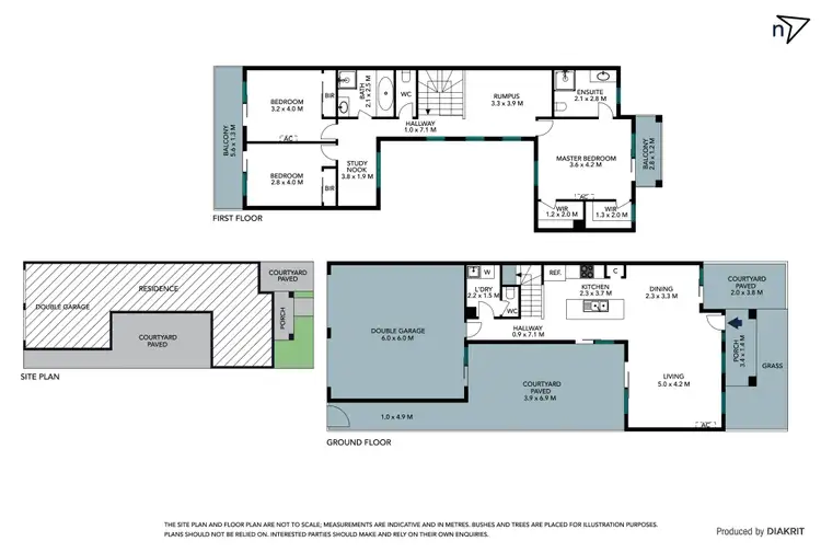 Floorplan of Homely townhouse listing, 5 Mujeres Walk, Epping VIC 3076