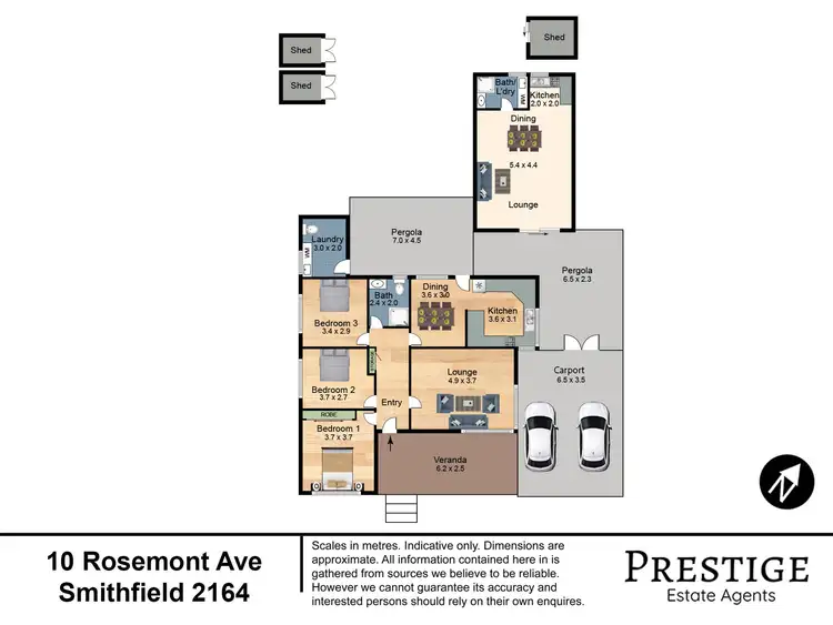 Floorplan of Homely house listing, 10 Rosemont Avenue, Smithfield NSW 2164