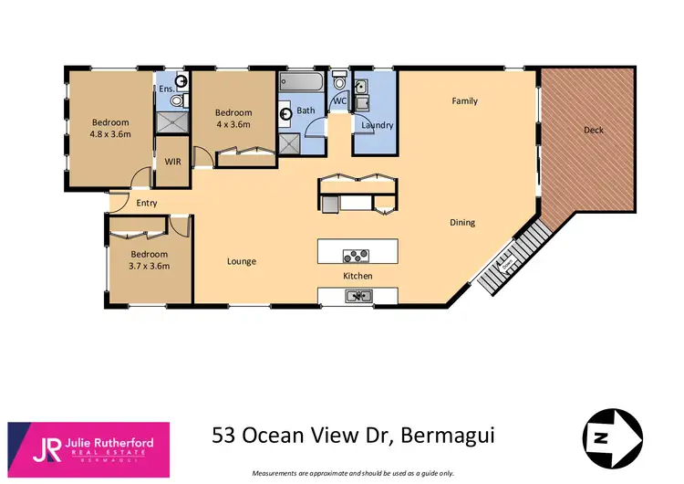 Floorplan of Homely house listing, 53 Ocean View Drive, Bermagui NSW 2546