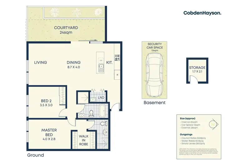 Floorplan of Homely apartment listing, G04/46 Gladstone Avenue, Ryde NSW 2112