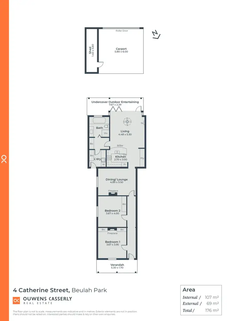 Floorplan of Homely house listing, 4 Catherine Street, Beulah Park SA 5067