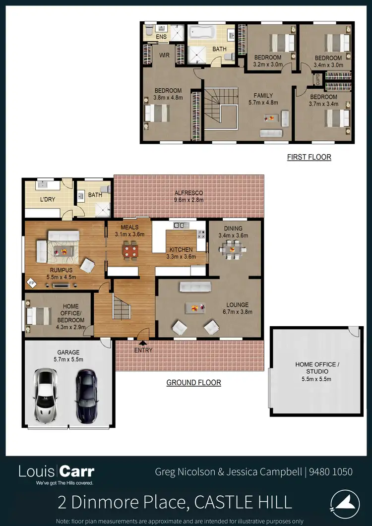 Floorplan of Homely house listing, 2 Dinmore Place, Castle Hill NSW 2154
