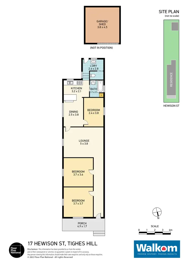 Floorplan of Homely house listing, 17 Hewison Street, Tighes Hill NSW 2297