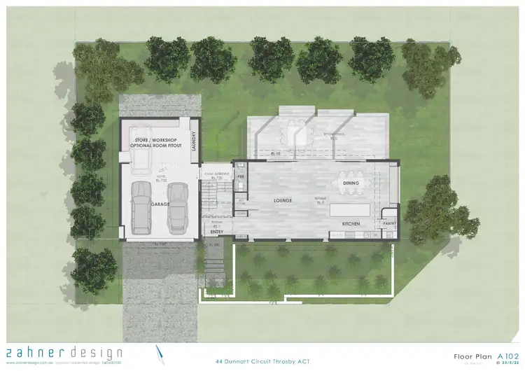 Floorplan of Homely land listing, 44 Dunnart Circuit, Throsby ACT 2914