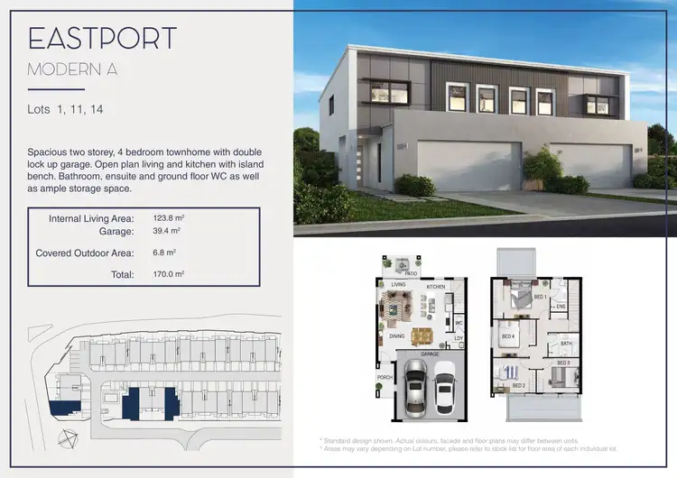 Floorplan of Homely townhouse listing, 26/20-42 Boult Crescent, Burdell QLD 4818