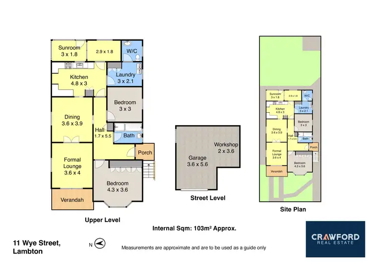 Floorplan of Homely house listing, 11 Wye Street, Lambton NSW 2299
