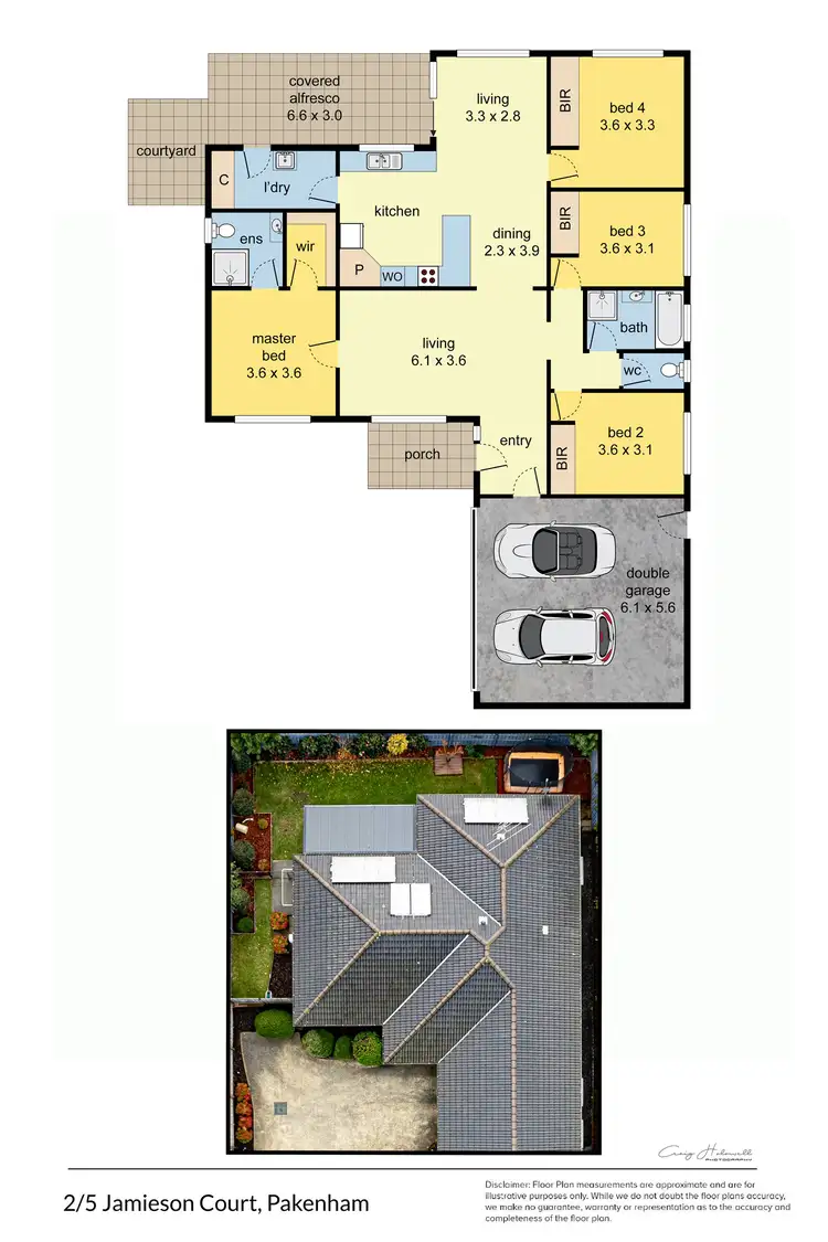 Floorplan of Homely unit listing, 2/5 Jamieson Court, Pakenham VIC 3810