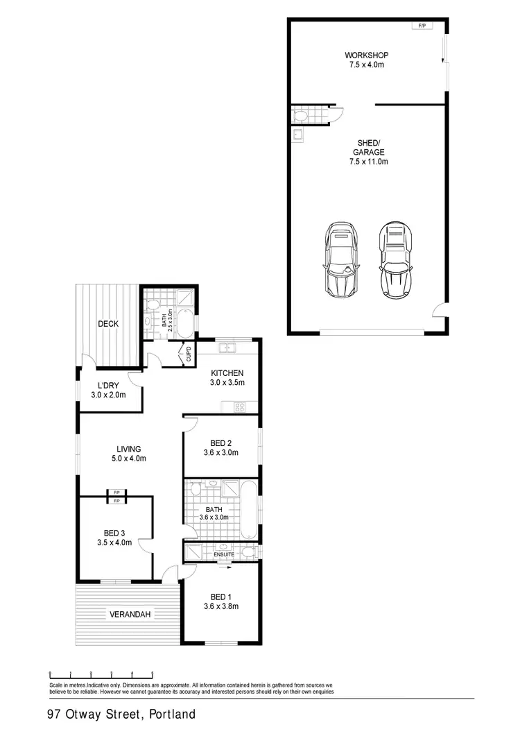 Floorplan of Homely house listing, 97 Otway Street, Portland VIC 3305