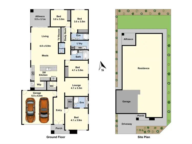 Floorplan of Homely house listing, 71 Duchess Drive, St Leonards VIC 3223