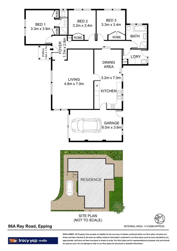 Floorplan of Homely house listing, 86A Ray Road, Epping NSW 2121