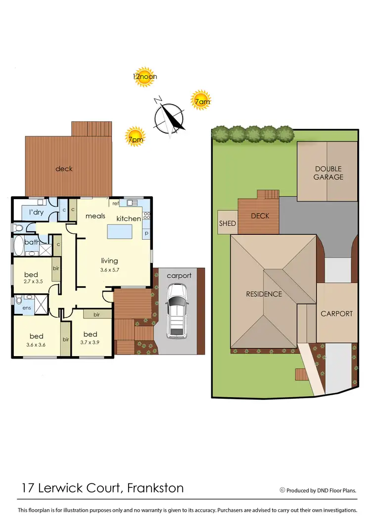 Floorplan of Homely house listing, 17 Lerwick Court, Frankston VIC 3199