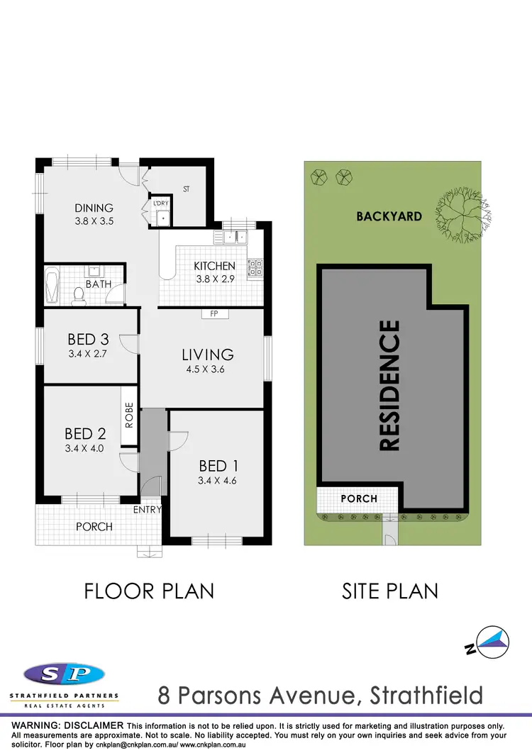 Floorplan of Homely house listing, 8 Parsons Avenue, Strathfield NSW 2135