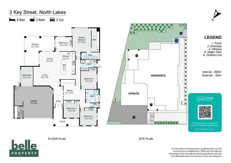 Floorplan of Homely house listing, 3 Key Street, North Lakes QLD 4509