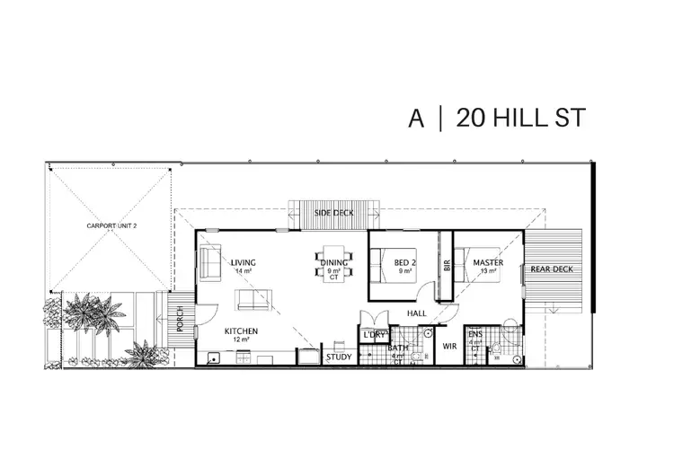 Floorplan of Homely house listing, 20A Hill Street, Manunda QLD 4870