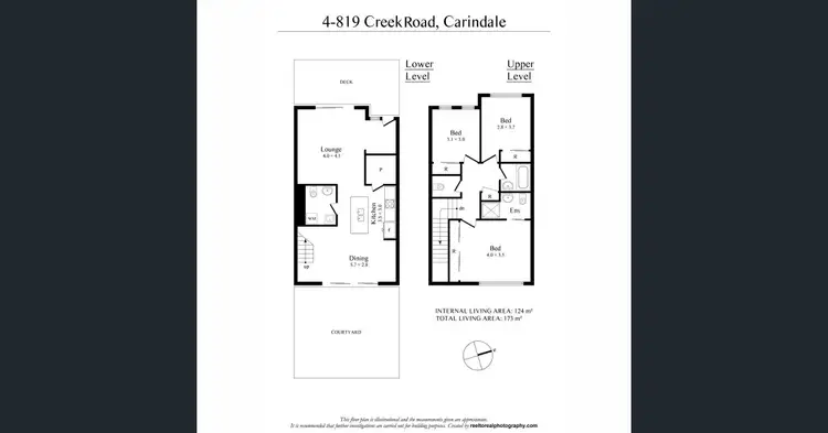 Floorplan of Homely townhouse listing, 4/819 Creek Road, Carindale QLD 4152