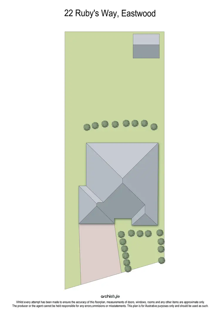 Floorplan of Homely house listing, 22 Rubys Way, Eastwood VIC 3875