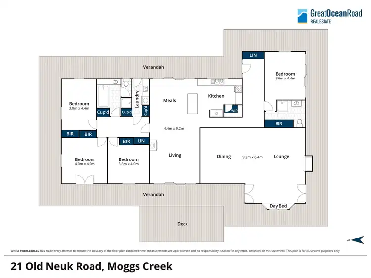 Floorplan of Homely house listing, 21 Old Neuk Road, Moggs Creek VIC 3231