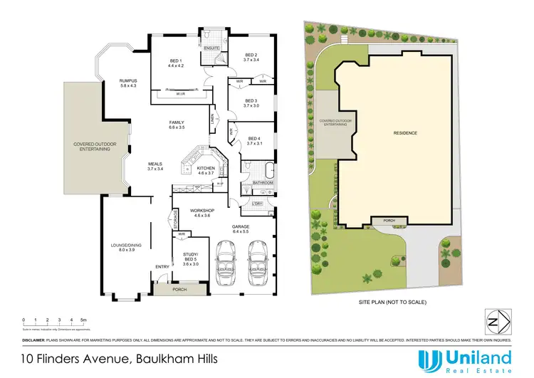 Floorplan of Homely house listing, 10 Flinders Avenue, Baulkham Hills NSW 2153