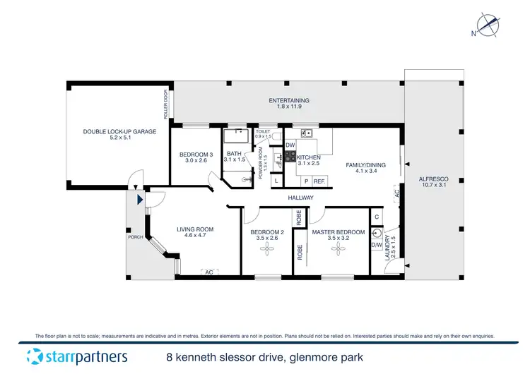 Floorplan of Homely house listing, 8 Kenneth Slessor Drive, Glenmore Park NSW 2745