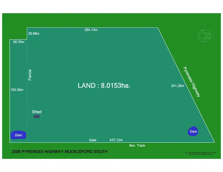 Floorplan of Homely rural property listing, 2306 Pyrenees Highway, Muckleford South VIC 3462