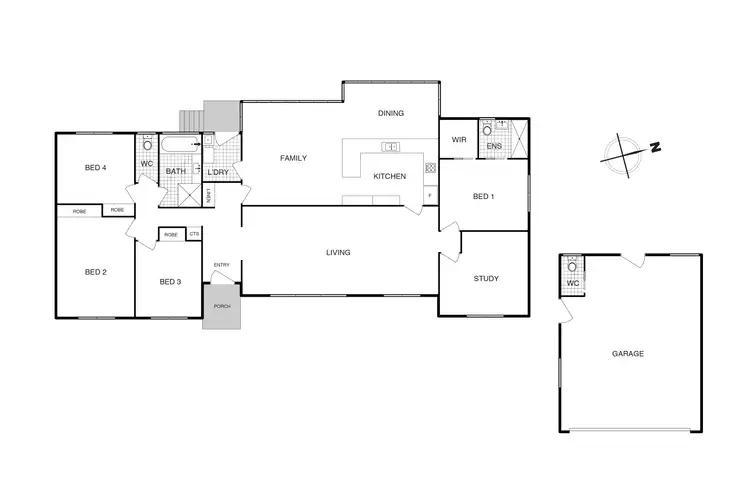 Floorplan of Homely house listing, 267 Kingsford Smith Drive, Spence ACT 2615